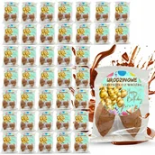 Desery dla dzieci - 40x CIASTECZKO Z WRÓŻBĄ URODZINY DLA GOŚCI PODZIĘKOWANIE czekoladowe - miniaturka - grafika 1