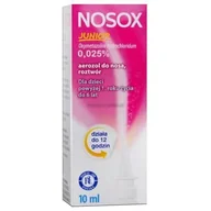 Przeziębienie i grypa - Nosox Junior 0,025%, aerozol do nosa, 10 ml - miniaturka - grafika 1