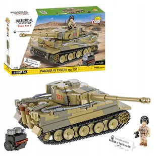KLOCKI COBI 3123 Czoł PzKpfw VI Tygrys 131 HC WW2 898 El. - Klocki - miniaturka - grafika 1