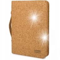 Teczki i aktówki - Aktówka torba teczka biwuar z korka wegańska premium naturalna CorkVillage - miniaturka - grafika 1