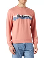 Bluzy męskie - Pepe Jeans Bluza męska Donte, Różowy (bordowy), XS - miniaturka - grafika 1