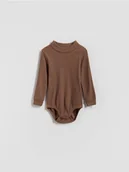 Spodenki dla niemowląt - Reserved - Bawełniane body - brązowy - miniaturka - grafika 1