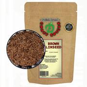 Ziarna i nasiona roślin strączkowych - Siemię Lniane Brązowe Premium 1000G Ziarna Lnu 1Kg/Crazyspices - miniaturka - grafika 1
