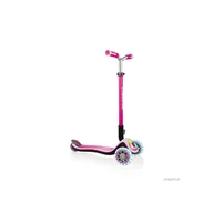 Hulajnogi - Hulajnoga 3-kołowa Globber Elite Prime 444-810 Deep Pink świecące kółka - miniaturka - grafika 1