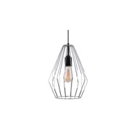 Lampy sufitowe - Smukła, druciana, chromowana lampa wisząca TK 799 z serii BRYLANT - miniaturka - grafika 1