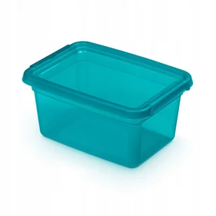 Organizer plastikowy POJEMNIK pudło pokrywa 1,5l 14x19x9 cm - Meble modułowe i akcesoria - miniaturka - grafika 1