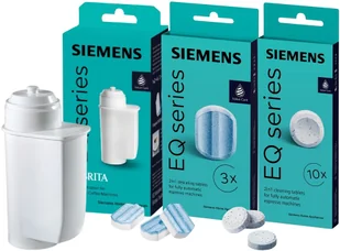 Zestaw akcesoriów do ekspresów Siemens tabletki czyszczące + tabletki odkamieniające + filtr  ! - Akcesoria i części do ekspresów do kawy - miniaturka - grafika 1
