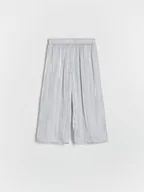 Spodnie i spodenki dla dziewczynek - Reserved - Spodnie z połyskiem - jasnoszary - miniaturka - grafika 1