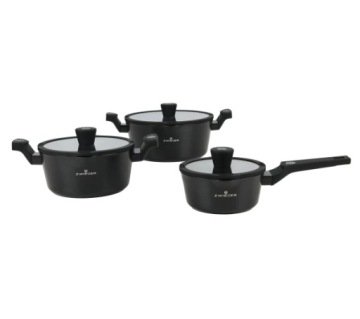 Zestaw garnków Zwieger Korra ZWS-25709 Indukcja Aluminium 6 elementów