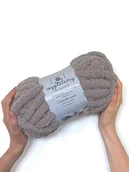 Pasmanteria - Gruba włóczka chenille Szary - miniaturka - grafika 1