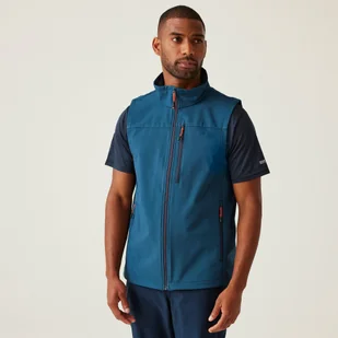 Regatta Męska kamizelka softshellowa Arana Niebieski, Rozmiar: XL - Kurtki i kamizelki sportowe męskie - miniaturka - grafika 1