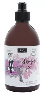 LAQ LaQ Naturalny Żel pod prysznic dla kobiet - Piwonia 500ml 855967 - Kosmetyki do kąpieli - miniaturka - grafika 1