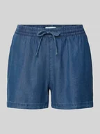 Spodenki damskie - Szorty jeansowe o luźnym kroju z lyocellu model ‘PEMA’ - miniaturka - grafika 1