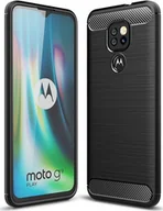 Etui i futerały do telefonów - Tech-Protect TECH-PROTECT TPUCARBON MOTOROLA MOTO G9 PLAY/E7 PLUS BLACK - miniaturka - grafika 1