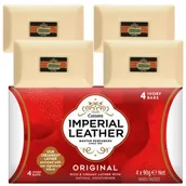 Mydła - Imperial Leather mydło w kostce naturalne perfumowane kremowe pieniące się ORYGINALNE 4*90g - miniaturka - grafika 1