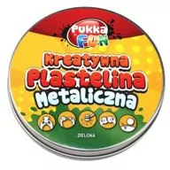 Masy plastyczne - Pukka A Kreatywna plastelina - Metaliczna zielona - miniaturka - grafika 1