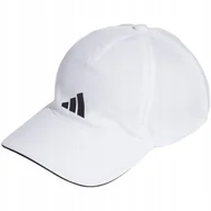 Czapki i chusty sportowe męskie - Czapka z daszkiem adidas Aeroready Training Running Baseball biała HT2031 D - miniaturka - grafika 1