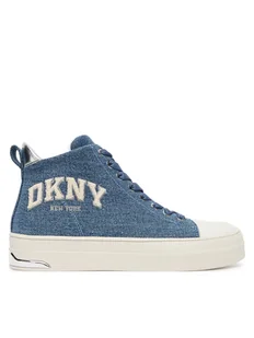 DKNY Trampki Yaser K3566923 Granatowy - Trampki damskie - miniaturka - grafika 1