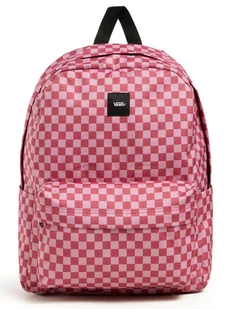 Plecak młodzieżowy Vans Old Skool Check Backpack - mauve wood - Plecaki - miniaturka - grafika 1