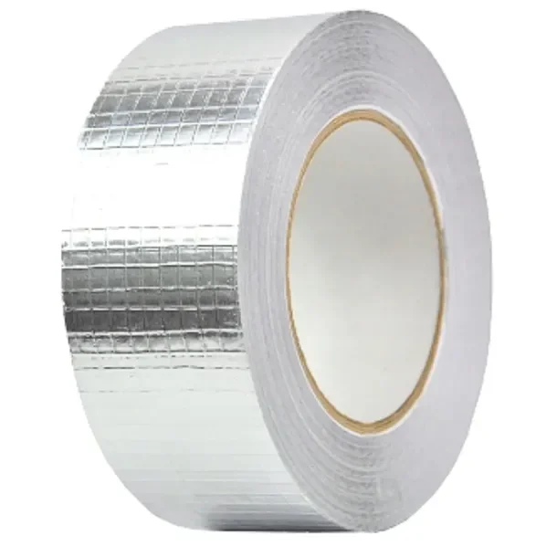 Taśma Aluminiowa ZBROJONA Samoprzylepna 50mm 50m WZMOCNIONA do SPIRO FLEX