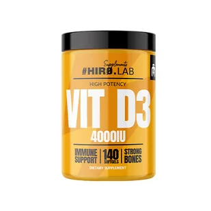 HIRO.LAB Vitamin D3 4000IU - 140 softgels - Witaminy i minerały dla sportowców - miniaturka - grafika 1