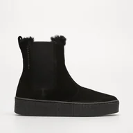 Botki damskie - TOMMY HILFIGER ESSENTIAL CHELSEA WARMBOOTIE - Tommy Hilfiger - miniaturka - grafika 1