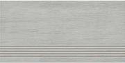 Płytki ceramiczne - Gres szkliwiony stopnica ALABAMA light grey mat 29,8x59,8 gat. I - miniaturka - grafika 1