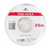 Kable - Kabel RG6 Spacetronik HOKA 102 CU Dualshield 25m - miniaturka - grafika 1