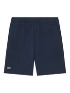 Spodenki damskie - Lacoste Szorty sportowe FJ5242 Granatowy Regular Fit - miniaturka - grafika 1