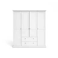 Szafy - Biała szafa Tvilum Paris, 181 x 201 cm - miniaturka - grafika 1