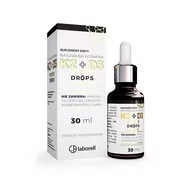 Witaminy i minerały dla sportowców - LABORELL Naturalna Witamina K2+D3 Forte Drops 30ml - miniaturka - grafika 1