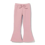 Legginsy - Dzwony, legginsy rozszerzane różowe 104 - miniaturka - grafika 1