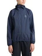 Kurtki i kamizelki sportowe damskie - Haglöfs Kurtka funkcyjna "L,I,M PROOF" w kolorze granatowym - miniaturka - grafika 1