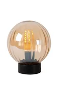 Lampy stojące - Monsaraz lampa stołowa 1-punktowa czarna/bursztynowa 45593/01/62 - miniaturka - grafika 1