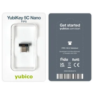 Yubico YubiKey 5C Nano FIPS - Akcesoria do serwerów - miniaturka - grafika 1