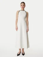 Sukienki - Marella Sukienka koktajlowa Sapore 2613221113 Écru Regular Fit - miniaturka - grafika 1