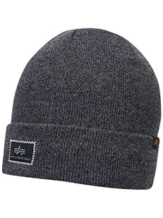 Alpha Industries Czapka beanie typu beanie, unisex, antracyt wrzosowy, jeden rozmiar - Czapki damskie - miniaturka - grafika 1