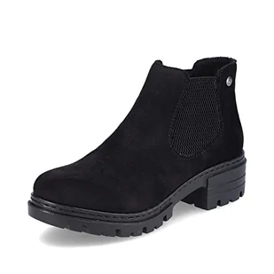 Rieker Damskie buty Chelsea Boots 76884, botki damskie, Czarny 00, 40 EU - Botki damskie - miniaturka - grafika 1