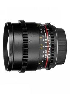 Obiektyw Samyang 85mm T1.5 AS IF UMC VDSLR II Canon (F1313001101) - Obiektywy - miniaturka - grafika 1