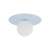 Lampy sufitowe - Niebieska lampa sufitowa z kloszem TK 10230 z serii PIXI - miniaturka - grafika 1