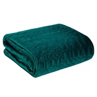 Narzuty - Eurofirany Euro Firany Narzuta 280 x 240 Velvet Salvia7 C. Turkus 1217201 - miniaturka - grafika 1