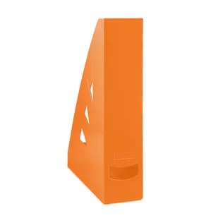 Office Products Pojemnik na dokumenty ażurowy A4 pomarańczowy - Przybory szkolne - miniaturka - grafika 1