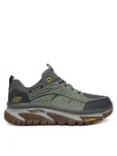Buty trekkingowe męskie - Skechers Trekkingi Arch Fit Road Walker 237688 GRN Khaki - miniaturka - grafika 1