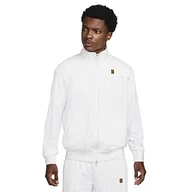 Kurtki męskie - Nike Męska kurtka Nikecourt, White/White/White, DC0620-100, 2XL - miniaturka - grafika 1