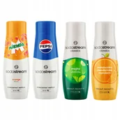 Syropy i koncentraty owocowe - SODASTREAM Mirinda + Pepsi + Mojito + Mandarynka syropy 4 szt. - miniaturka - grafika 1