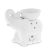 Świeczniki - Kominek zapachowy do wosków i olejków ze słoniem na szczęście - miniaturka - grafika 1