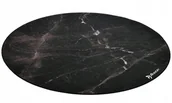 Podkładki pod mysz - Podkładka Arozzi Zona Round Floor Pad Czarny Marble - miniaturka - grafika 1