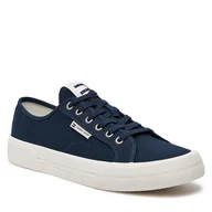 Trampki męskie - Tenisówki Tommy Jeans Tjm Lace Up Canvas Color EM0EM01365 Dark Night Navy C1G - miniaturka - grafika 1