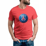 Koszulki męskie - Koszulka Męska RED r. XXL PSG 002 - miniaturka - grafika 1