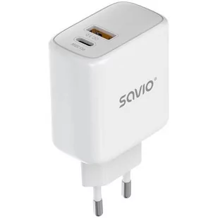 Savio ŁADOWARKA SIECIOWA 30W QUICK CHARGE, POWER DELIVERY 3.0 LA-06 - Ładowarki do telefonów - miniaturka - grafika 1